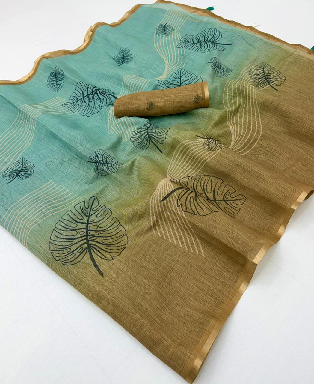 Rajyog D No 820001 To 06 Soft Cotton Zari Border Saree Collection