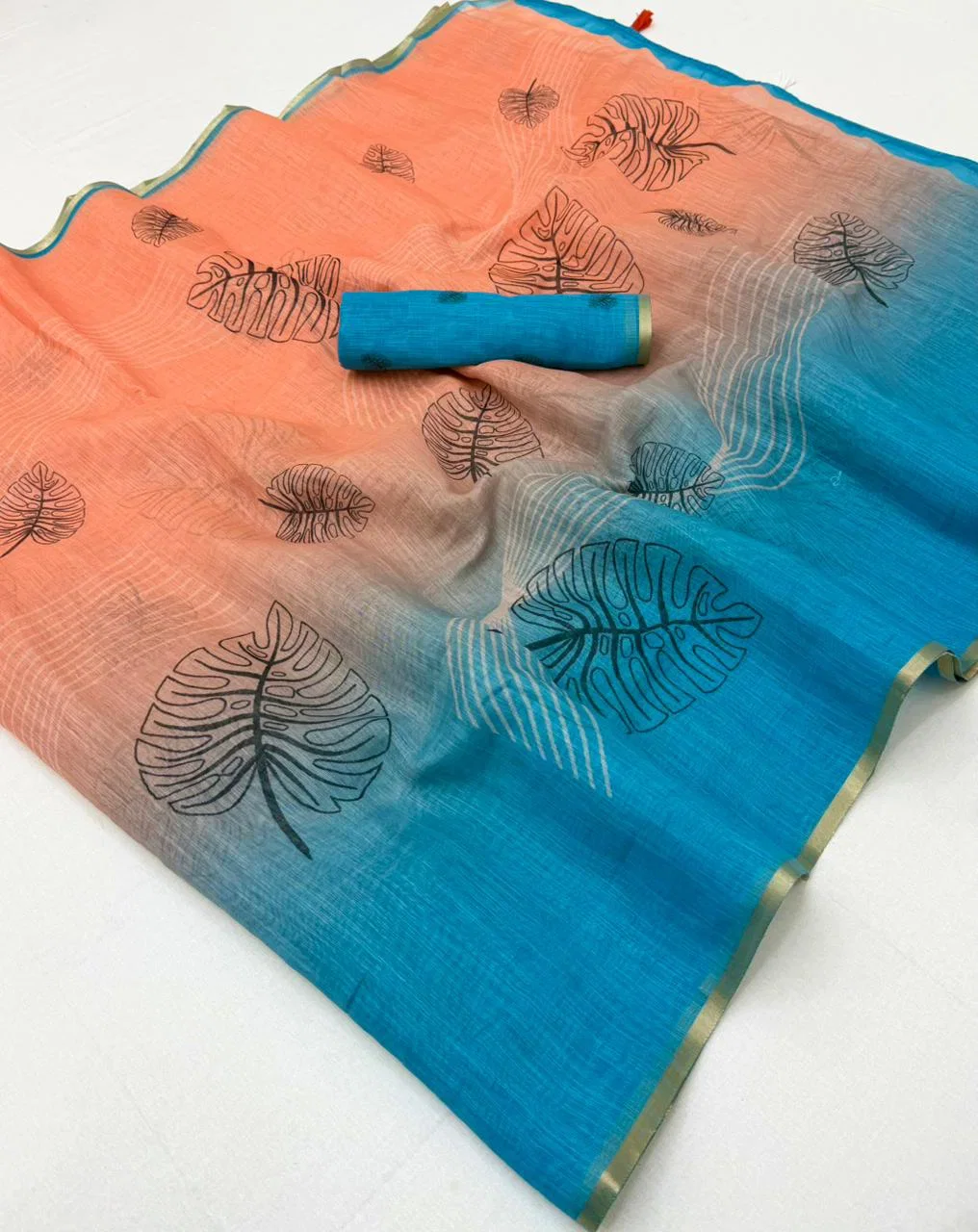 Rajyog D No 820001 To 06 Soft Cotton Zari Border Saree Collection