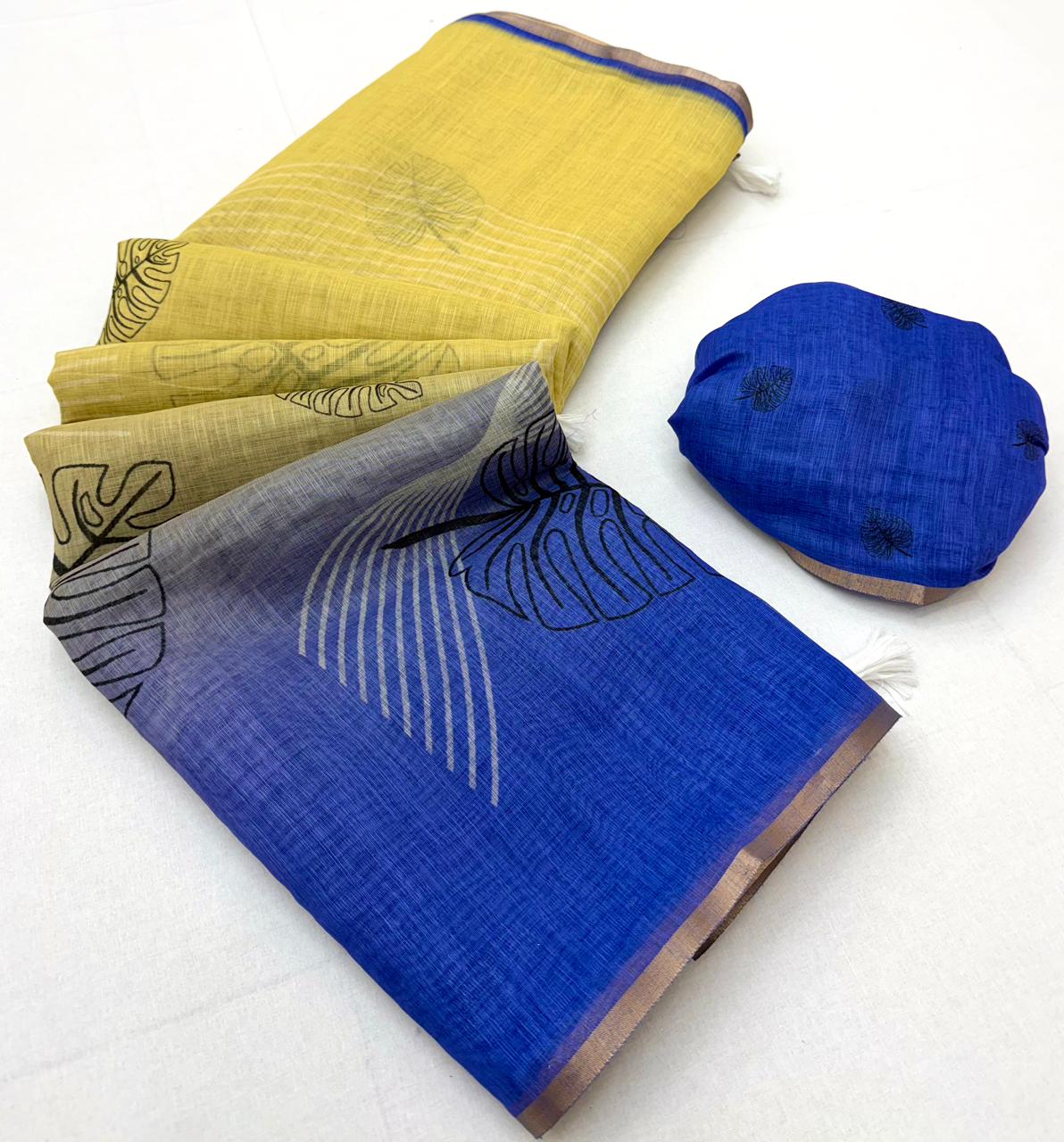 Rajyog D No 820001 To 06 Soft Cotton Zari Border Saree Collection