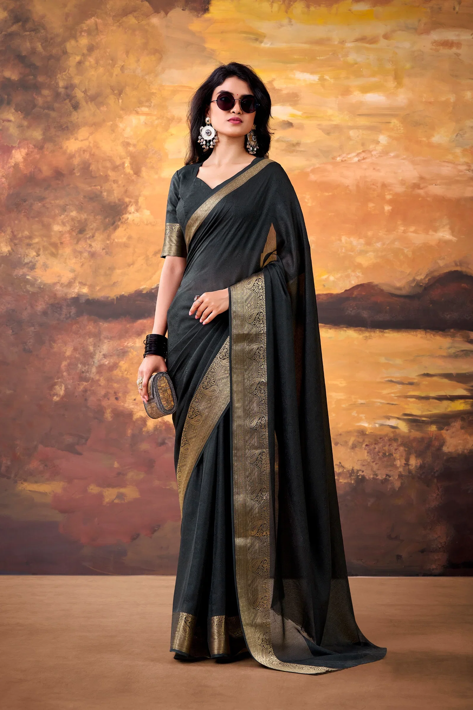 Taraa L 7908 Mass Mello Zari Weaving Saree Collection