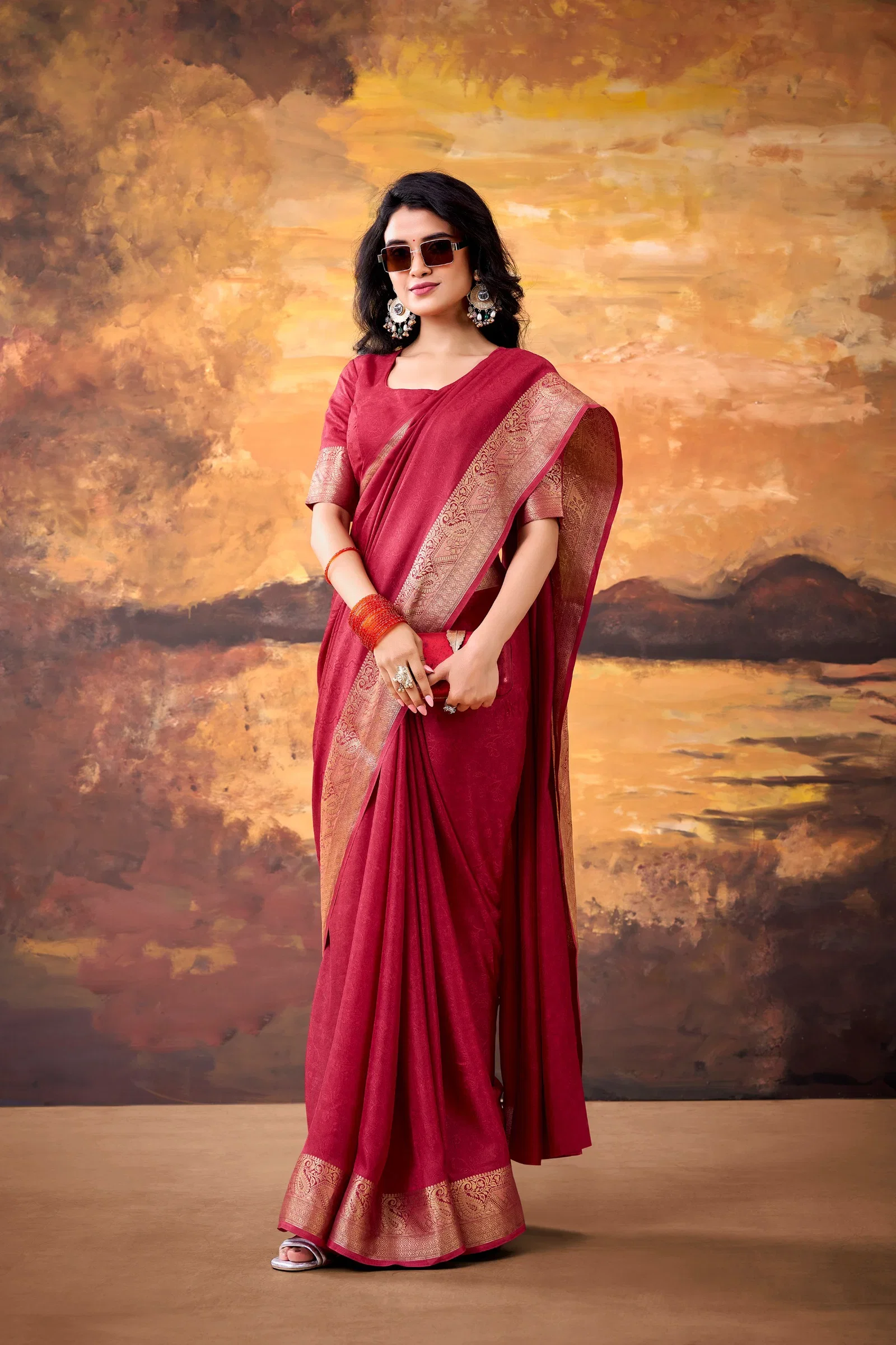 Taraa L 7908 Mass Mello Zari Weaving Saree Collection