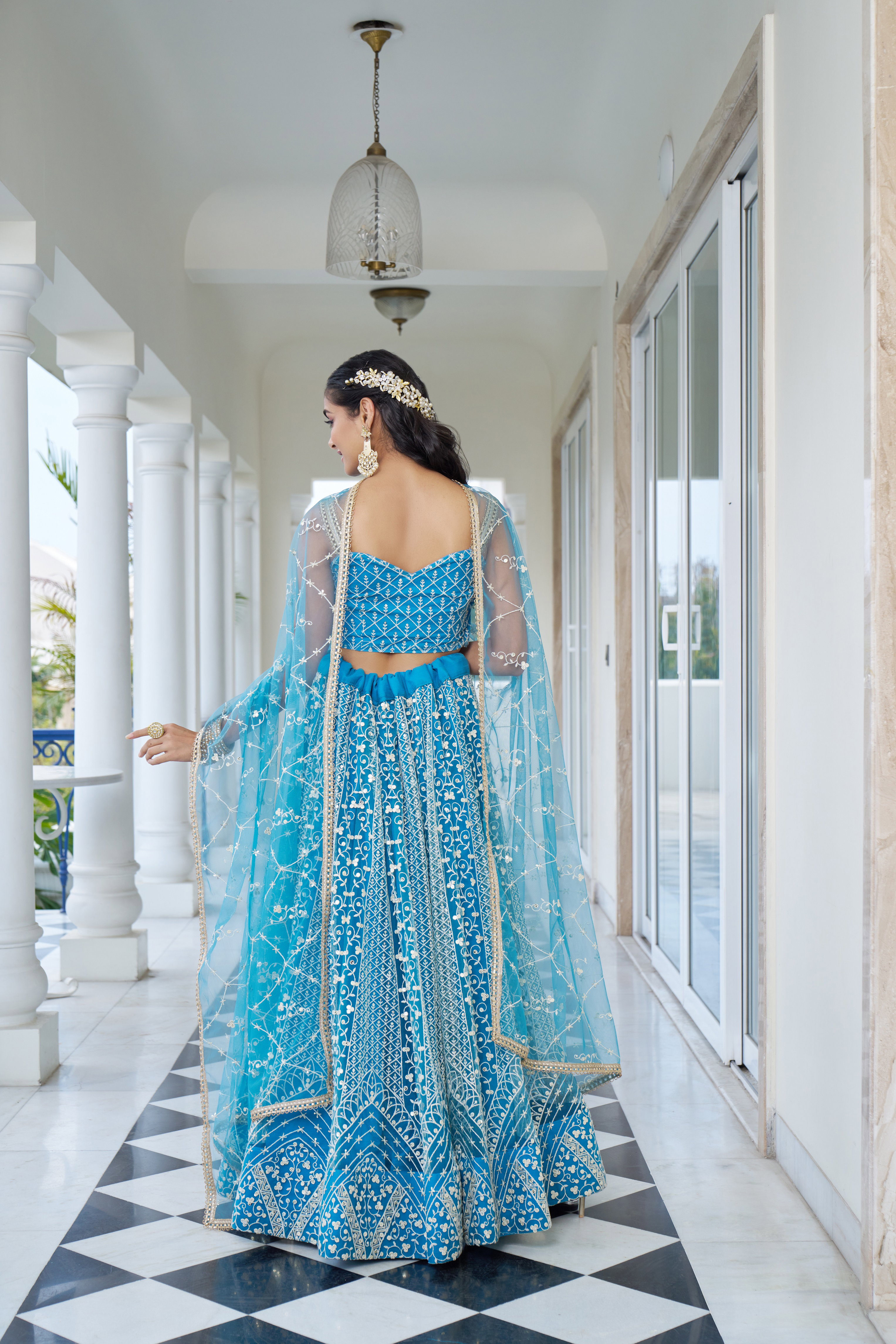 NF Kelaya Vol 8 Butterfly Net Thread Embroidery Sequins Work Lehenga Choli