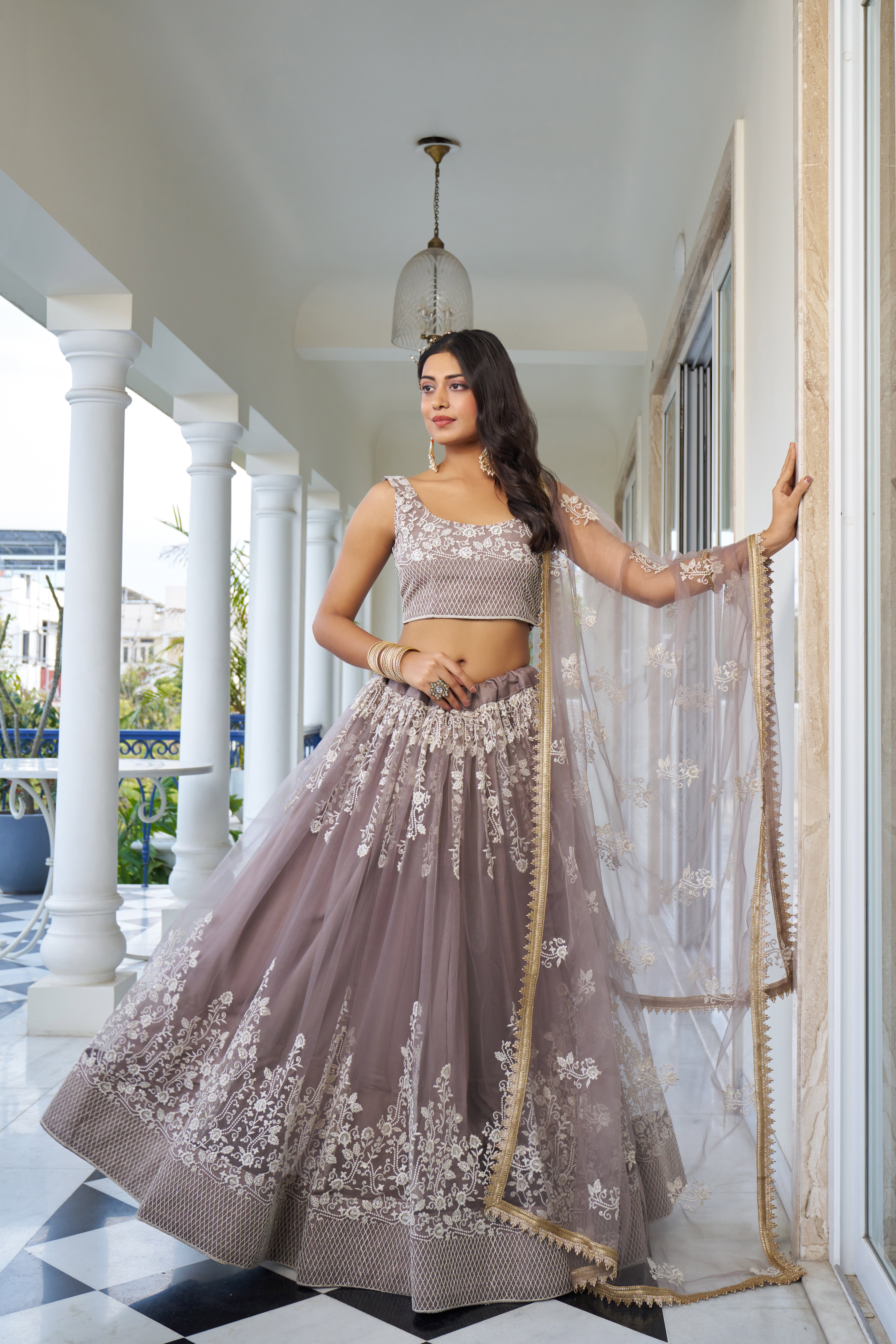 NF Kelaya Vol 8 Butterfly Net Thread Embroidery Sequins Work Lehenga Choli