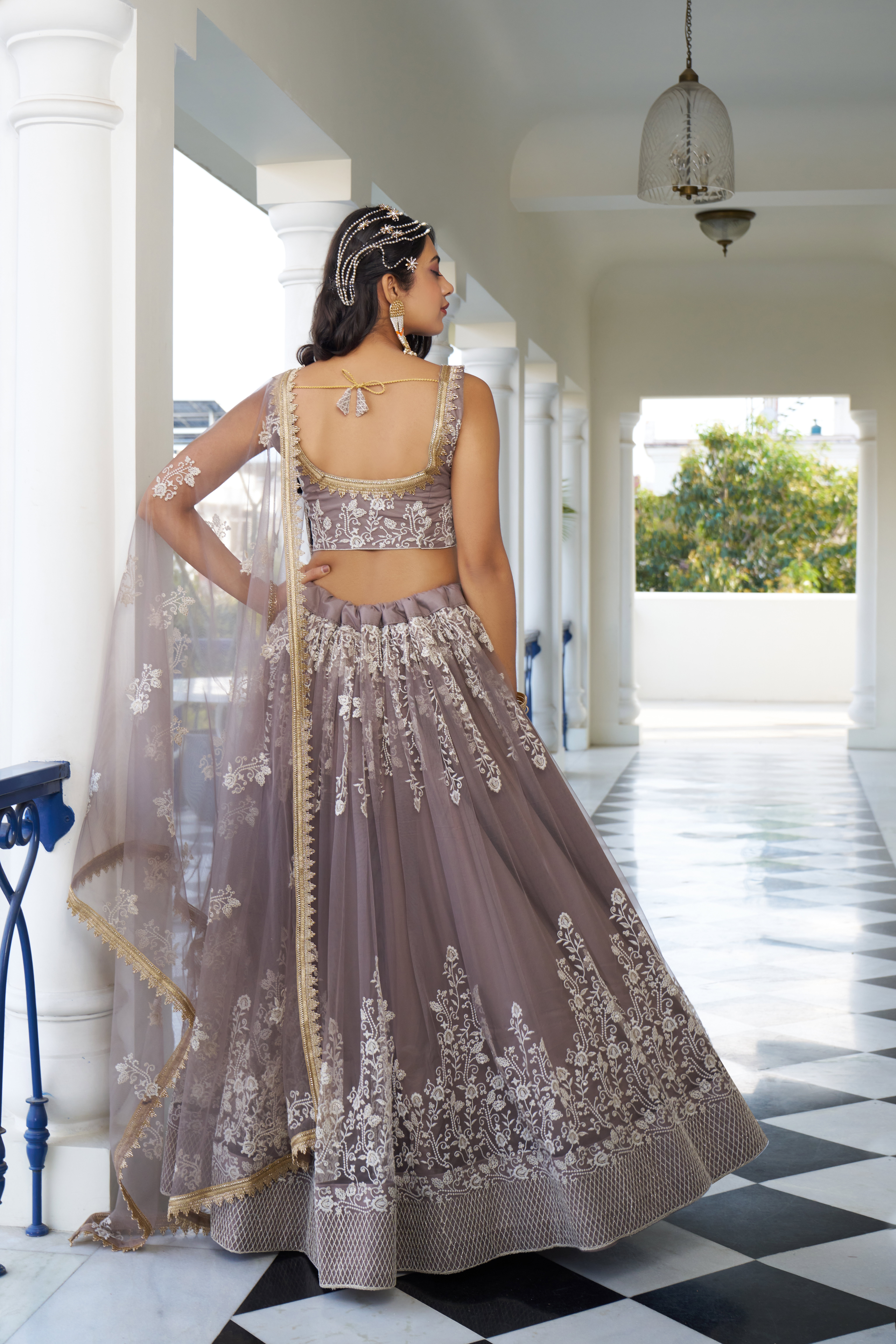 NF Kelaya Vol 8 Butterfly Net Thread Embroidery Sequins Work Lehenga Choli