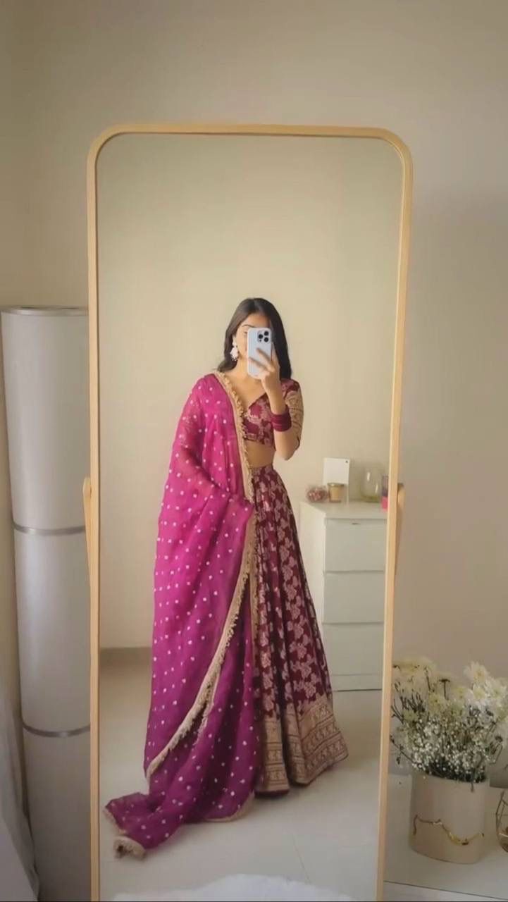Glory QRC 335 Jecqurd Lehengha Choli