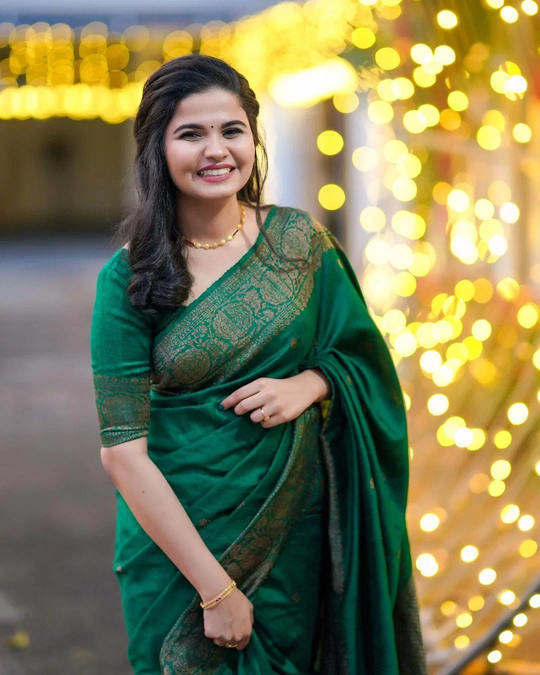 Soft Silk 6075 Lichi Silk Jacquard Work Saree Collection