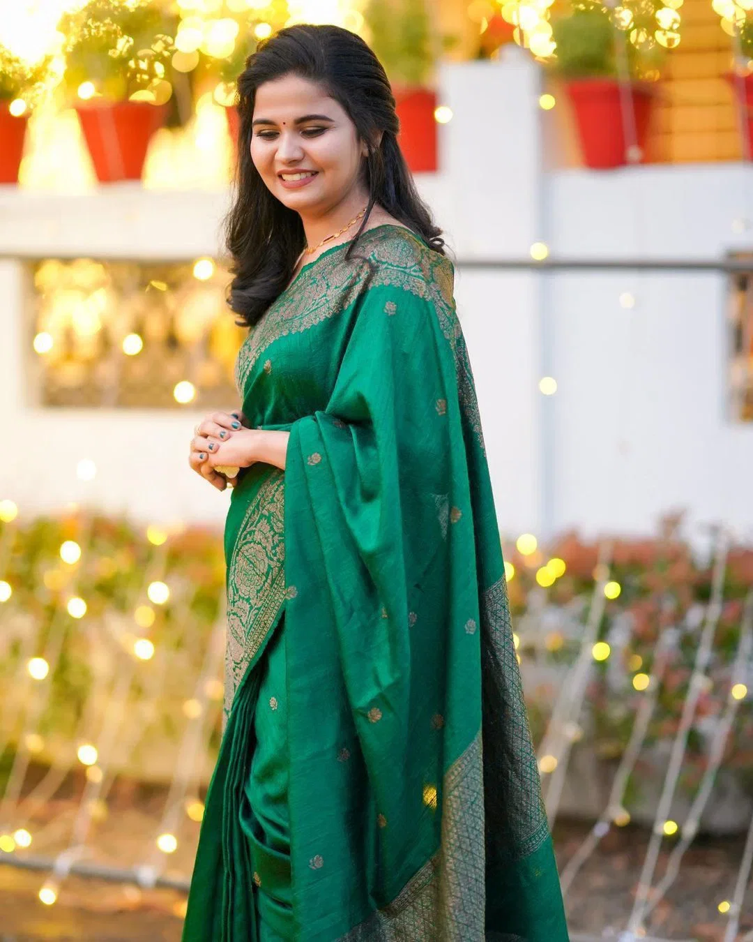Soft Silk 6075 Lichi Silk Jacquard Work Saree Collection