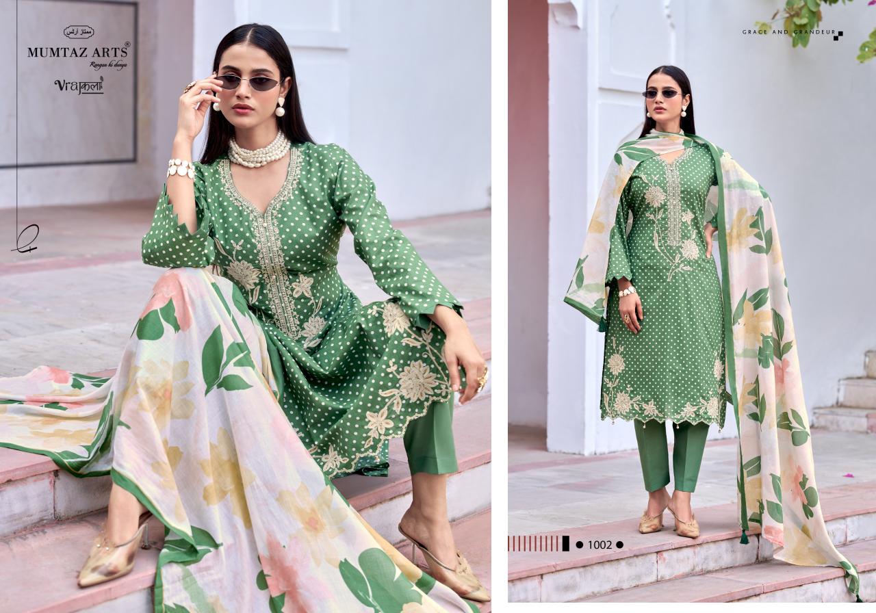 Mumtaz Arts Geet Cotton Dupatta Viscose Jam Digital Printed Salwar Kameez Collection