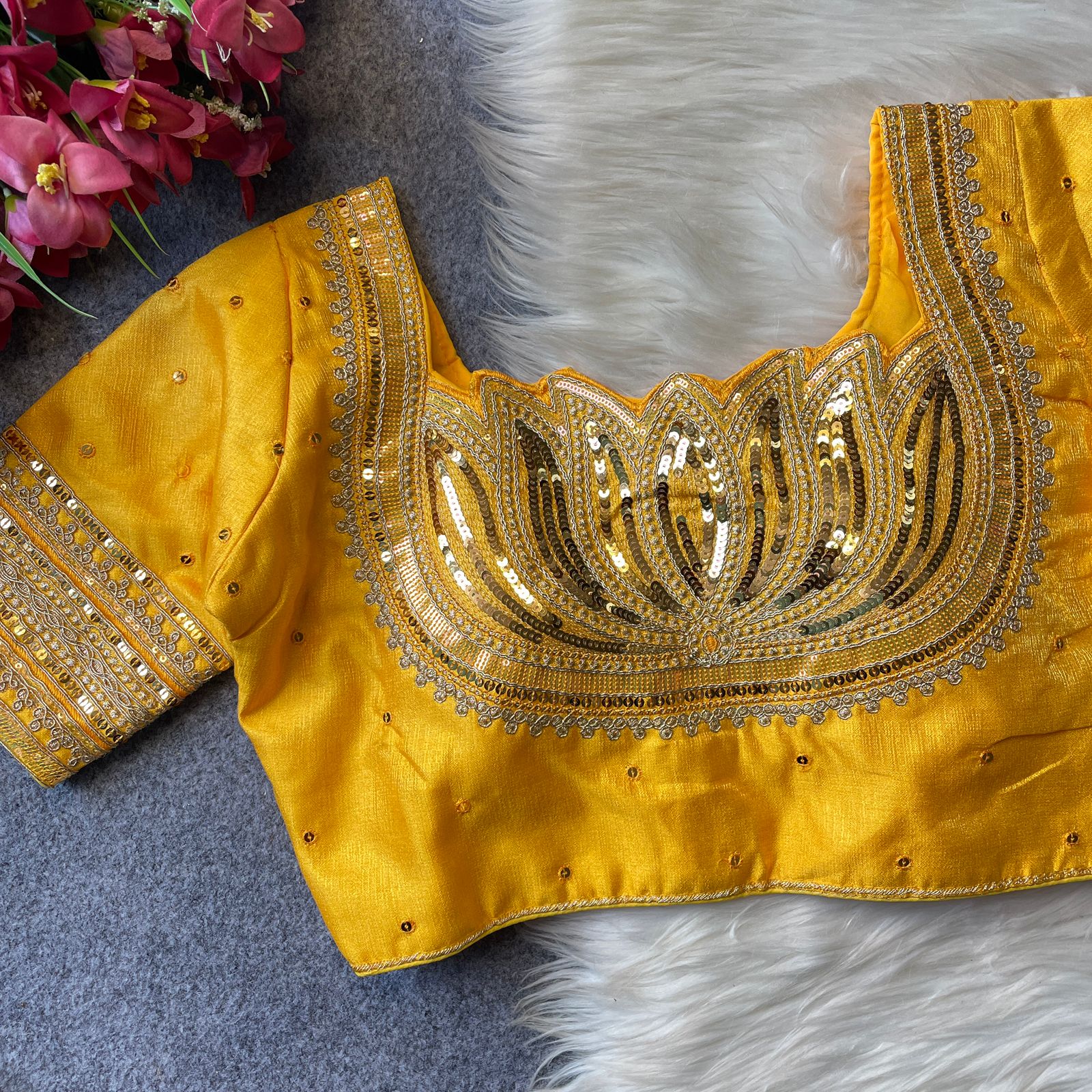 Ruh Lotus Milan Silk Fancy Bridal Blouse Collection