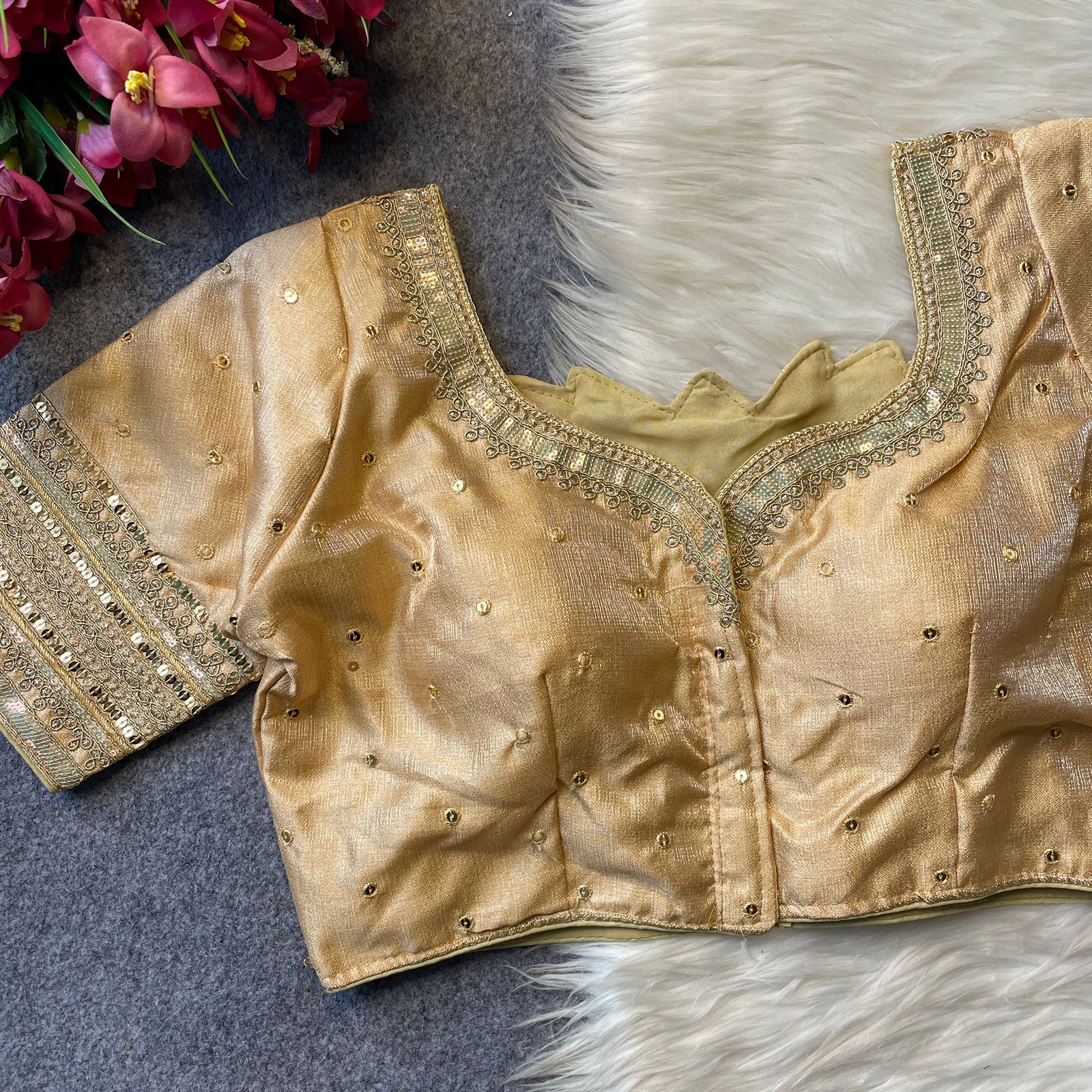Ruh Lotus Milan Silk Fancy Bridal Blouse Collection