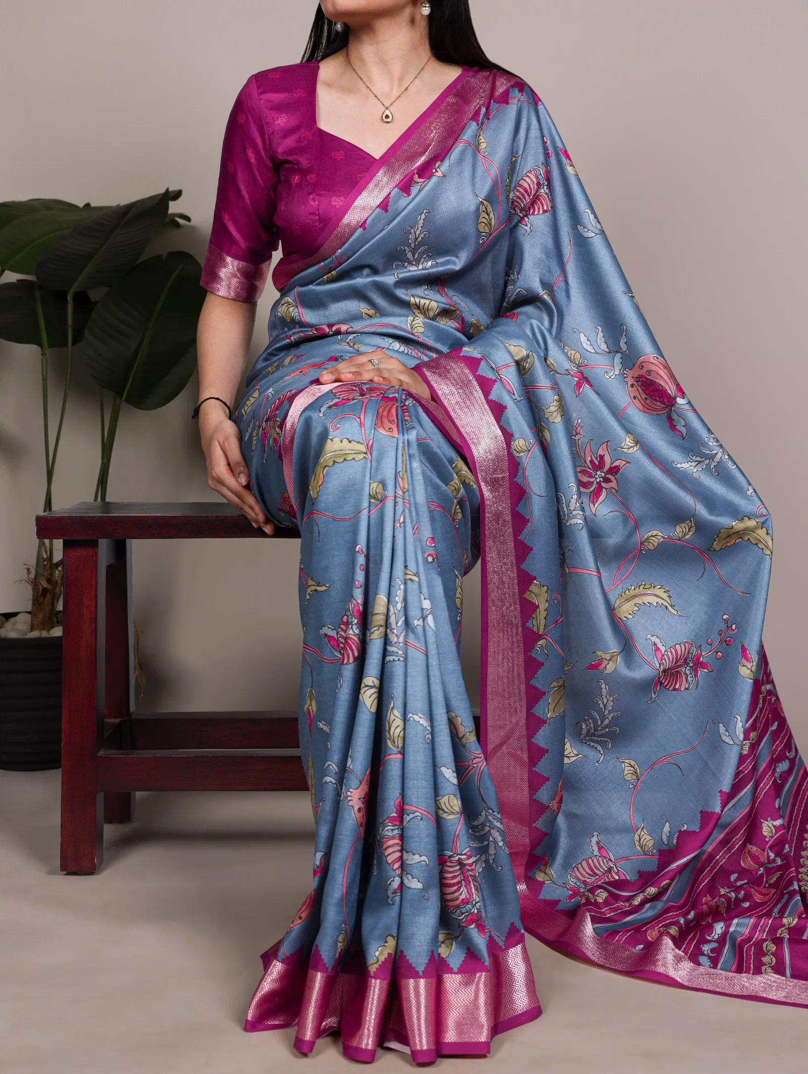Taraa L 7021 Tasar Silk Traditional Wear Saree Collection