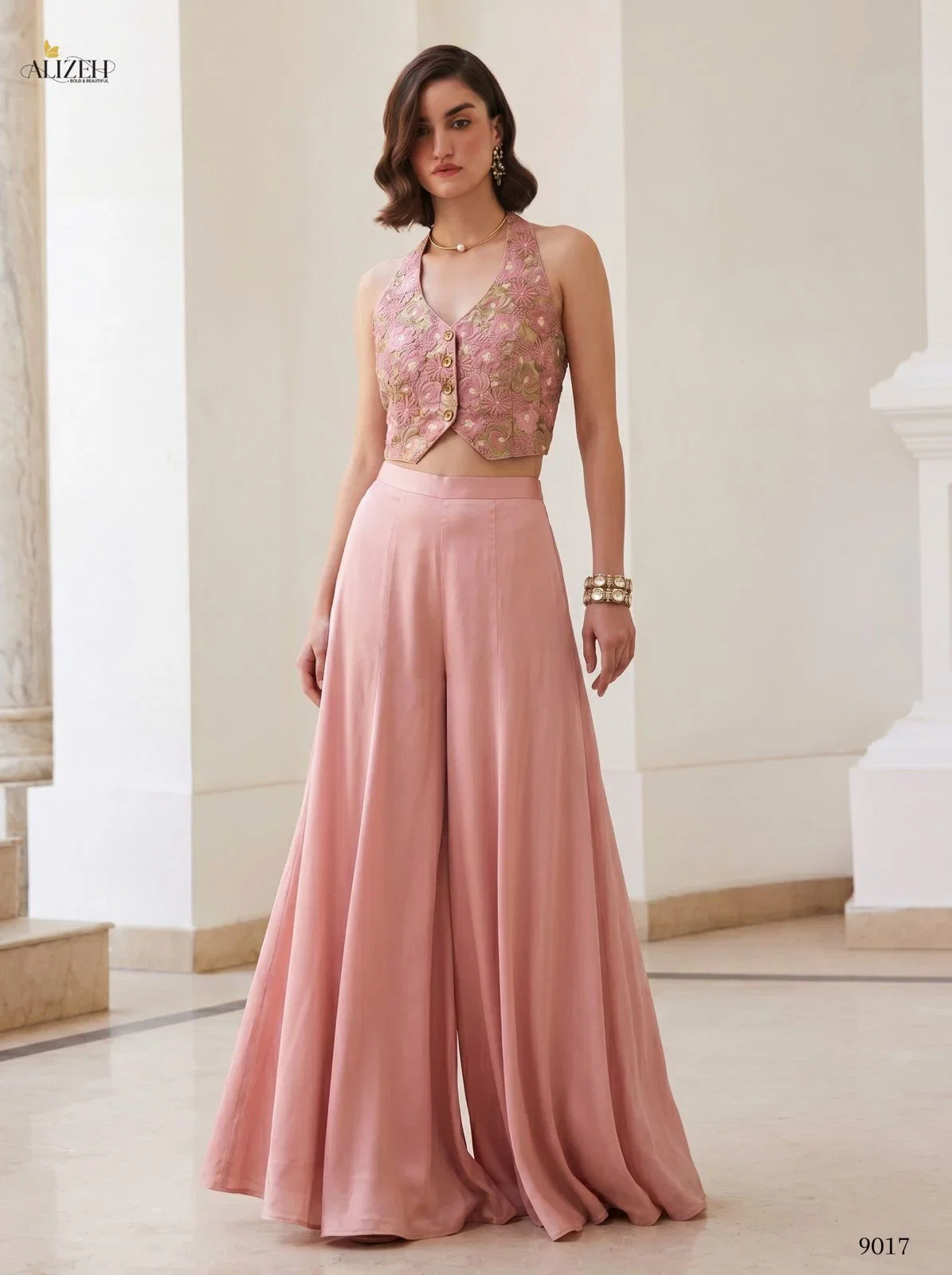 Alizeh 9017 And 9018 Soft Silk Designer Indo Western Collection
