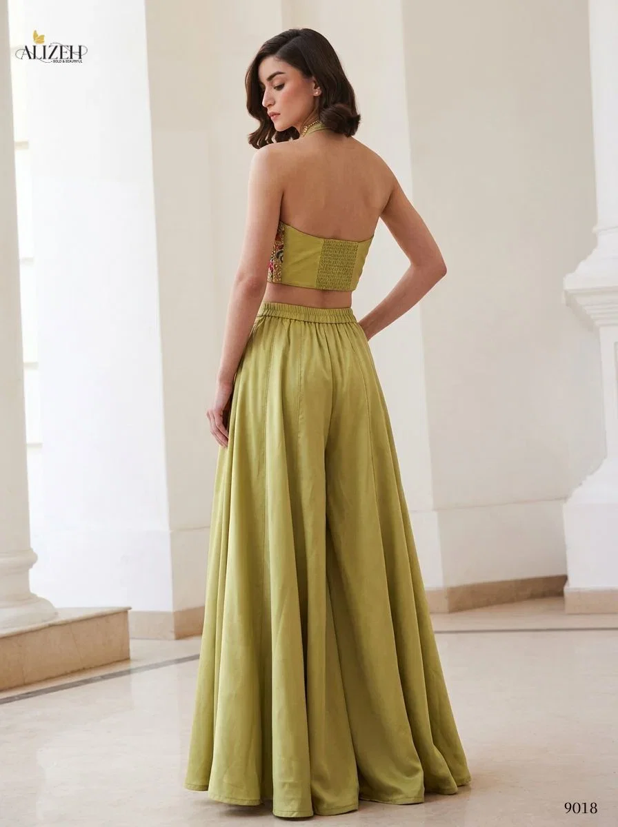 Alizeh 9017 And 9018 Soft Silk Designer Indo Western Collection