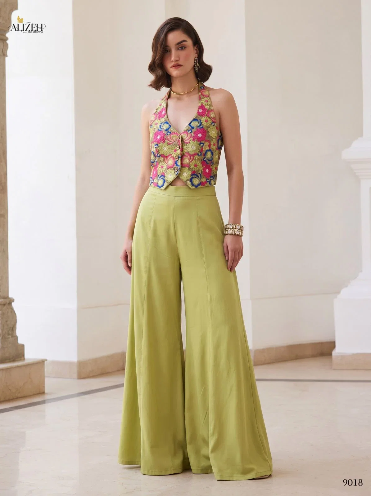 Alizeh 9017 And 9018 Soft Silk Designer Indo Western Collection