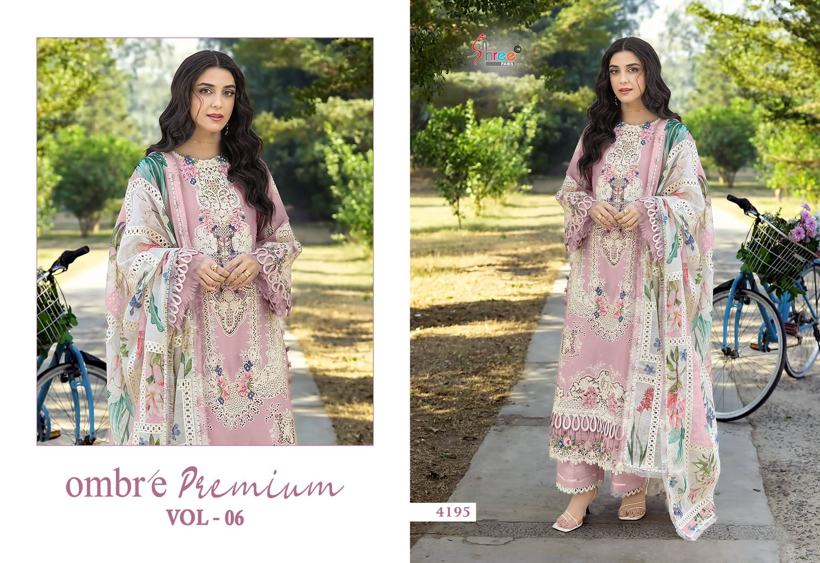 Shree Ombre 4195 To 4200 Kota Doriya Dupatta Cotton Pakistani Suit