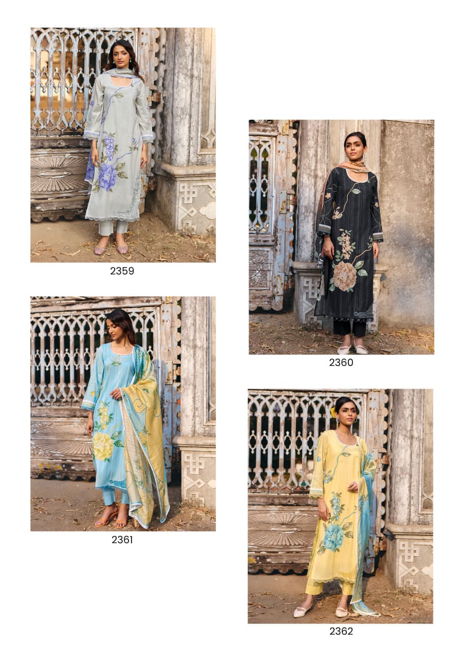 Kimora Jhilmil Vol 79 Lawn Cotton Embroidered Salwar Kameez