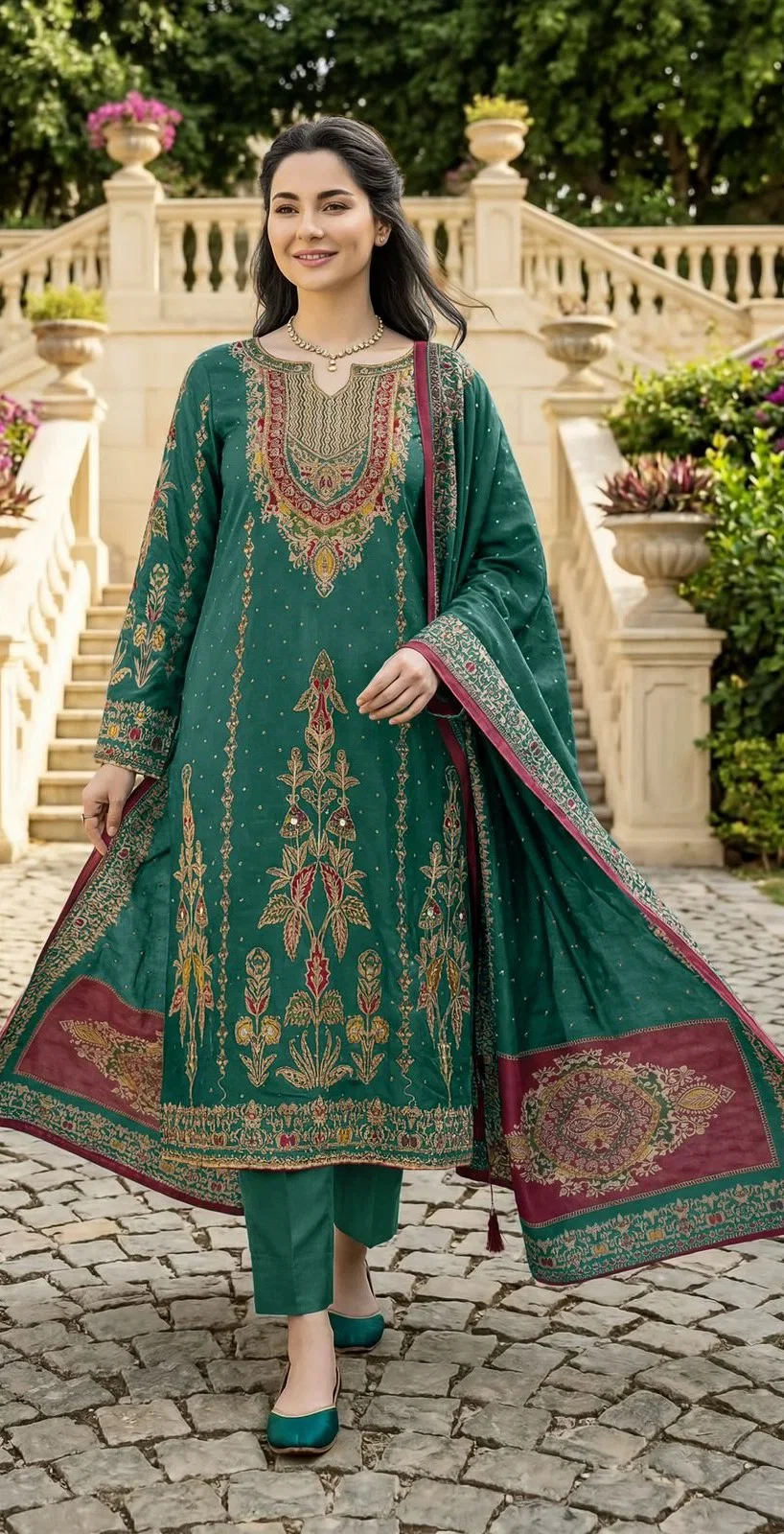 Shree Kt 356 Viscose Muslin Digital Printed Salwar Kameez Collection