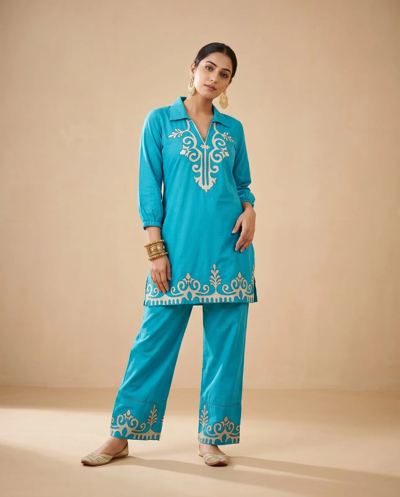 Naisha K 844 Rayon Work Co Ord Set Collection