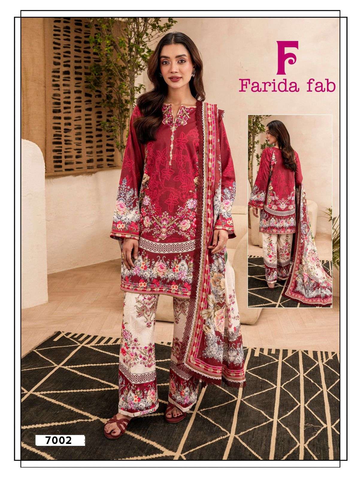 Farida Ramsha Vol 7 Cotton Printed Karachi Dress Material
