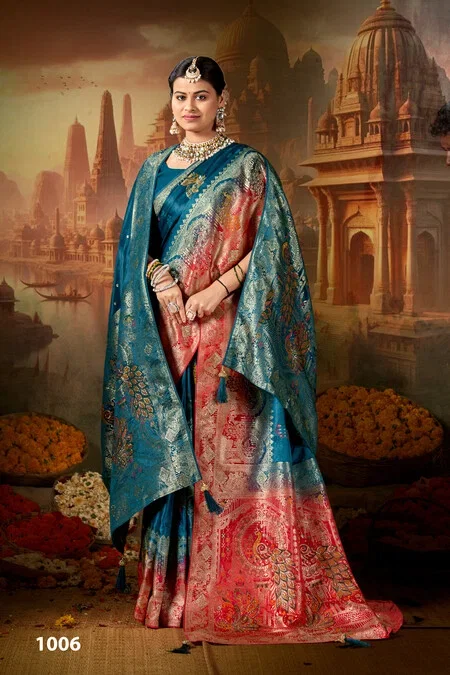 Saroj Swayamvar Satin Saroski Vol 1 Satin Silk Saree Collection