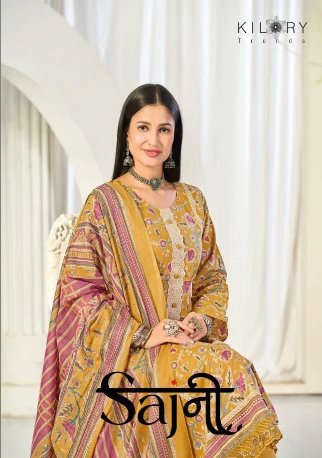 Kilory Sajni Lawn Cotton Digital Printed Salwar Kameez Collection