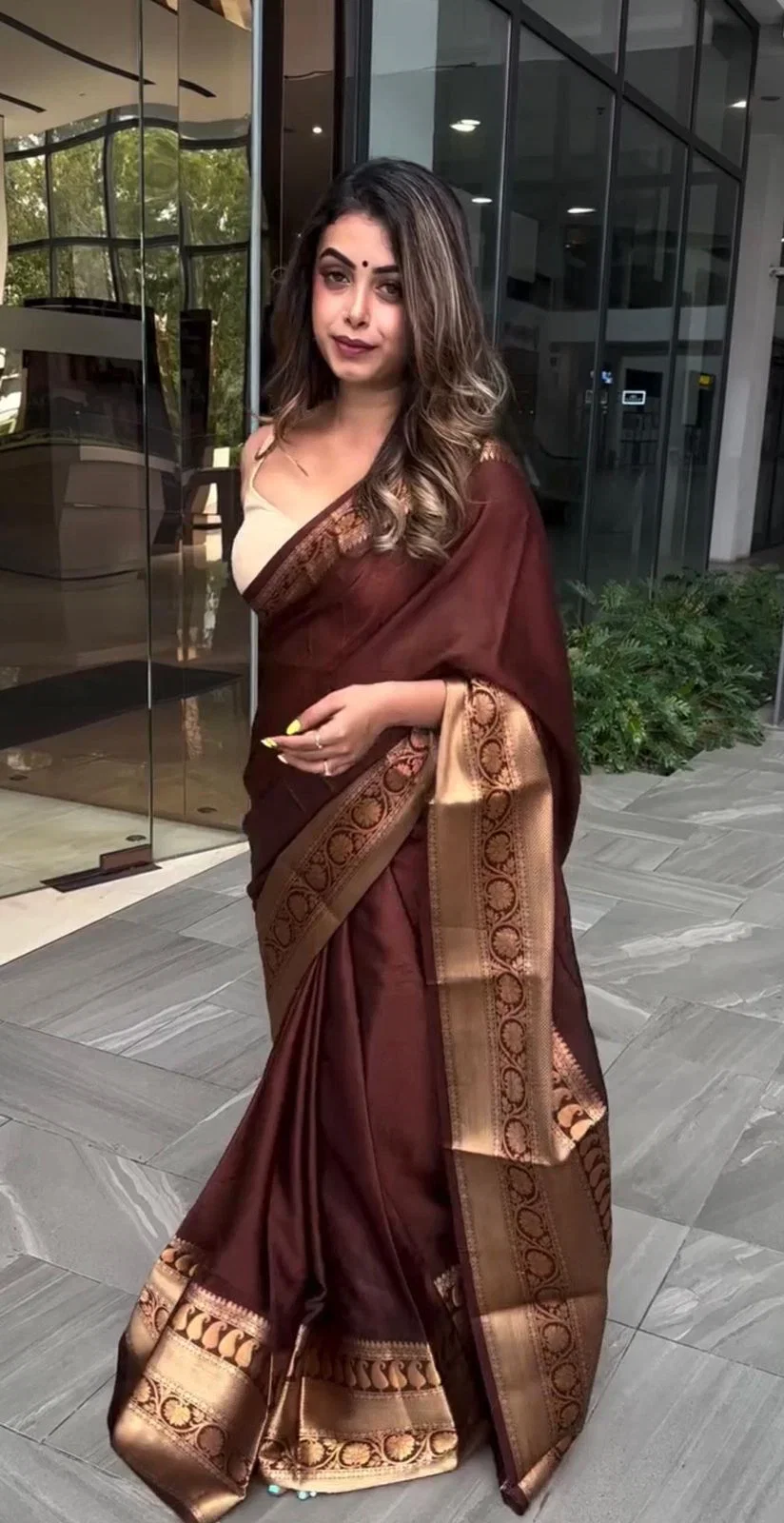 Soft Silk 6051 Lichi Silk Jacquard Worked Saree Collection