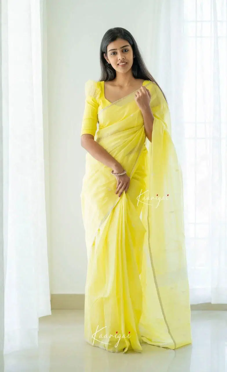 Soft Silk 6050 Linen Slab Weaving Work Saree Collection