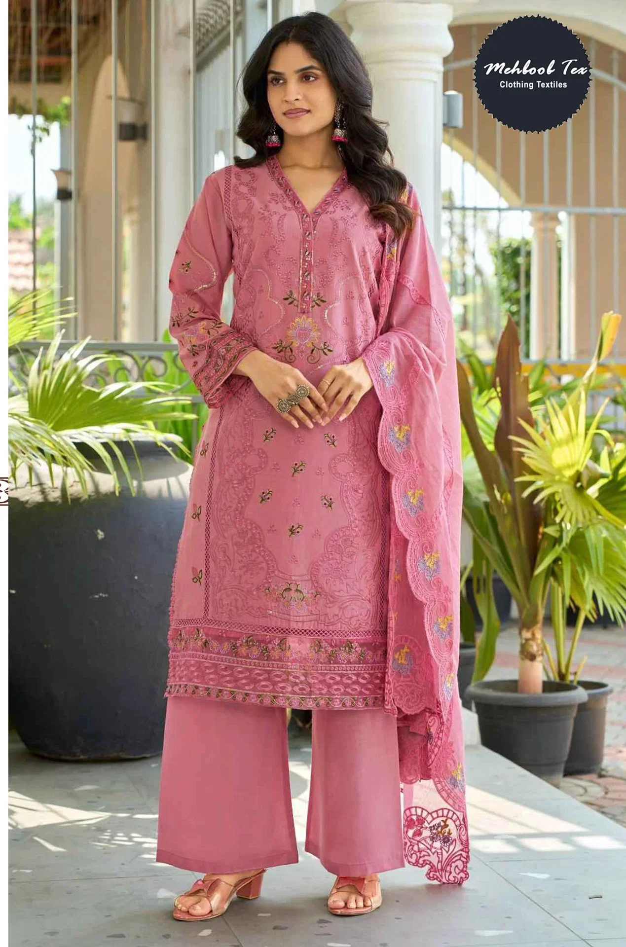 Mehboob Tex Elaf Vol 4 Cotton Embroidered Salwar Kameez