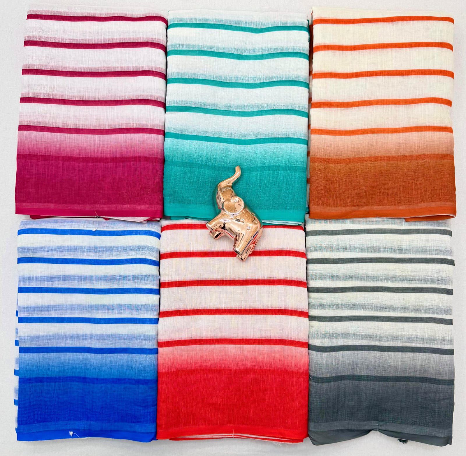 Lekha CF Insta Viral Soft Linen Digital Print Saree