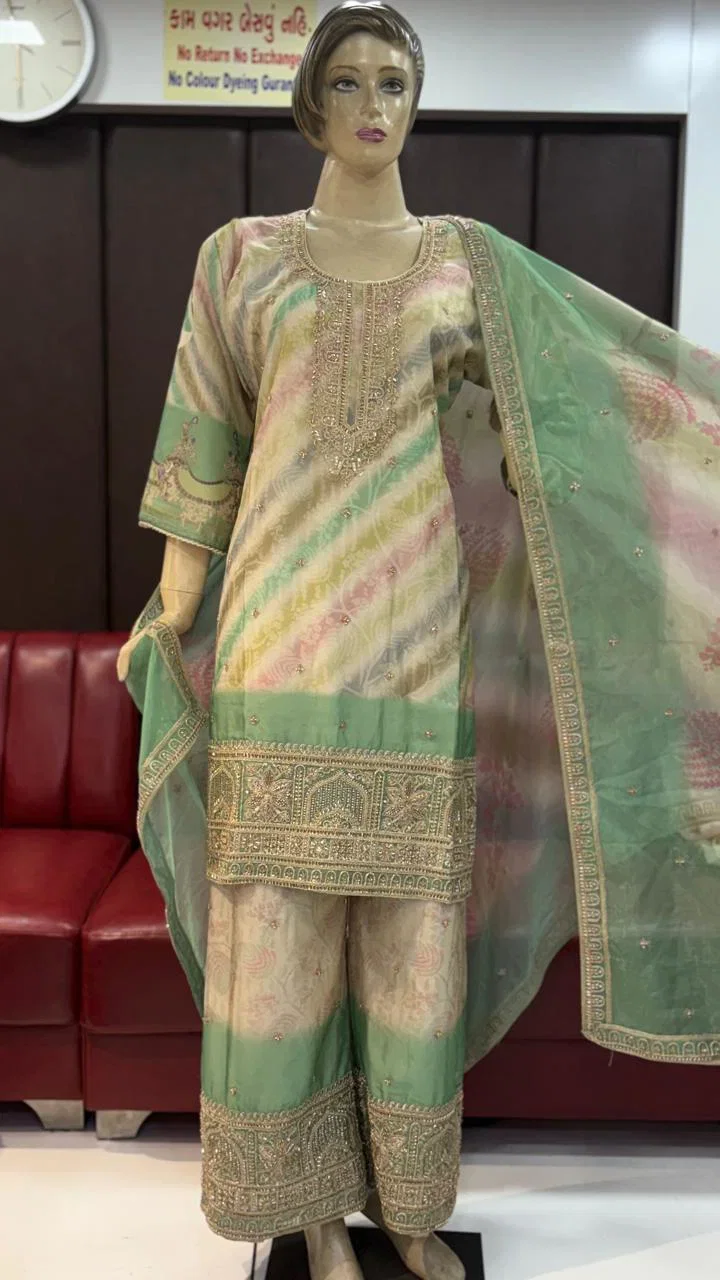 Sw 1957 Rasmalai Beads Worked Salwar Kameez Collection