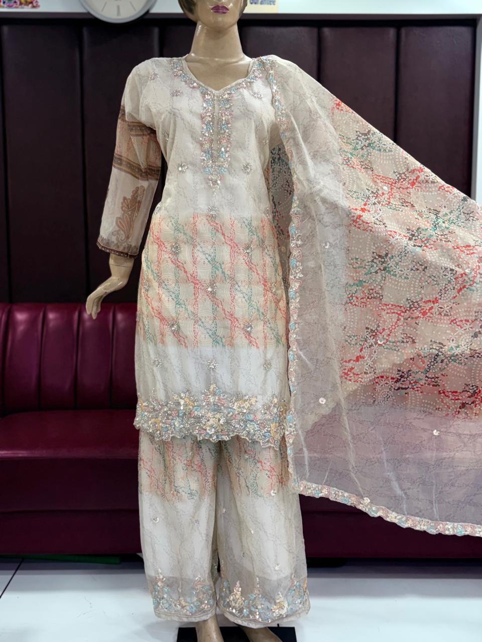 Sw 1963 Rasmalai With Beads Embroidered Salwar Kameez Collection