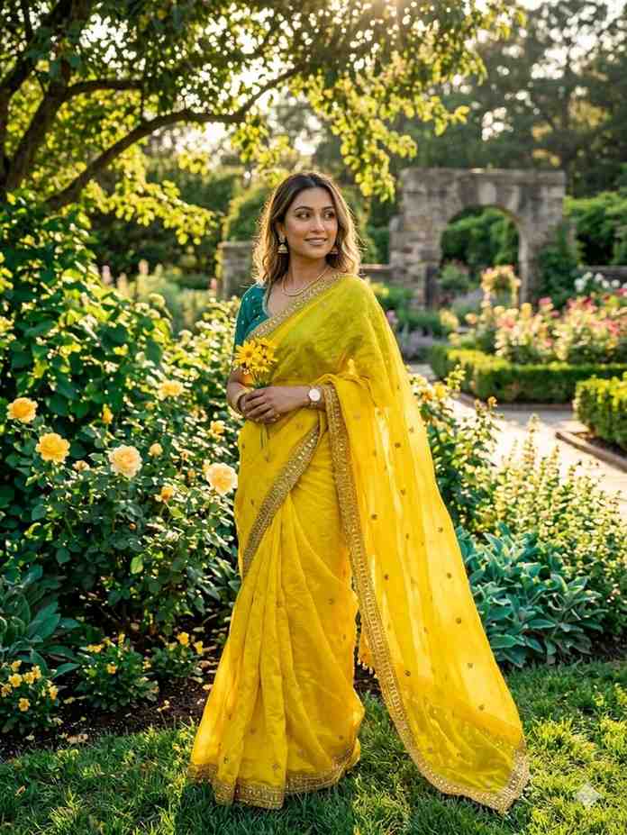 Kc 213 Space Silk Sequence Worked Saree Collection