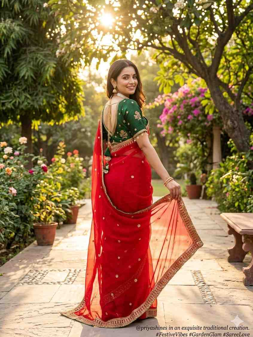 Kc 213 Space Silk Sequence Worked Saree Collection