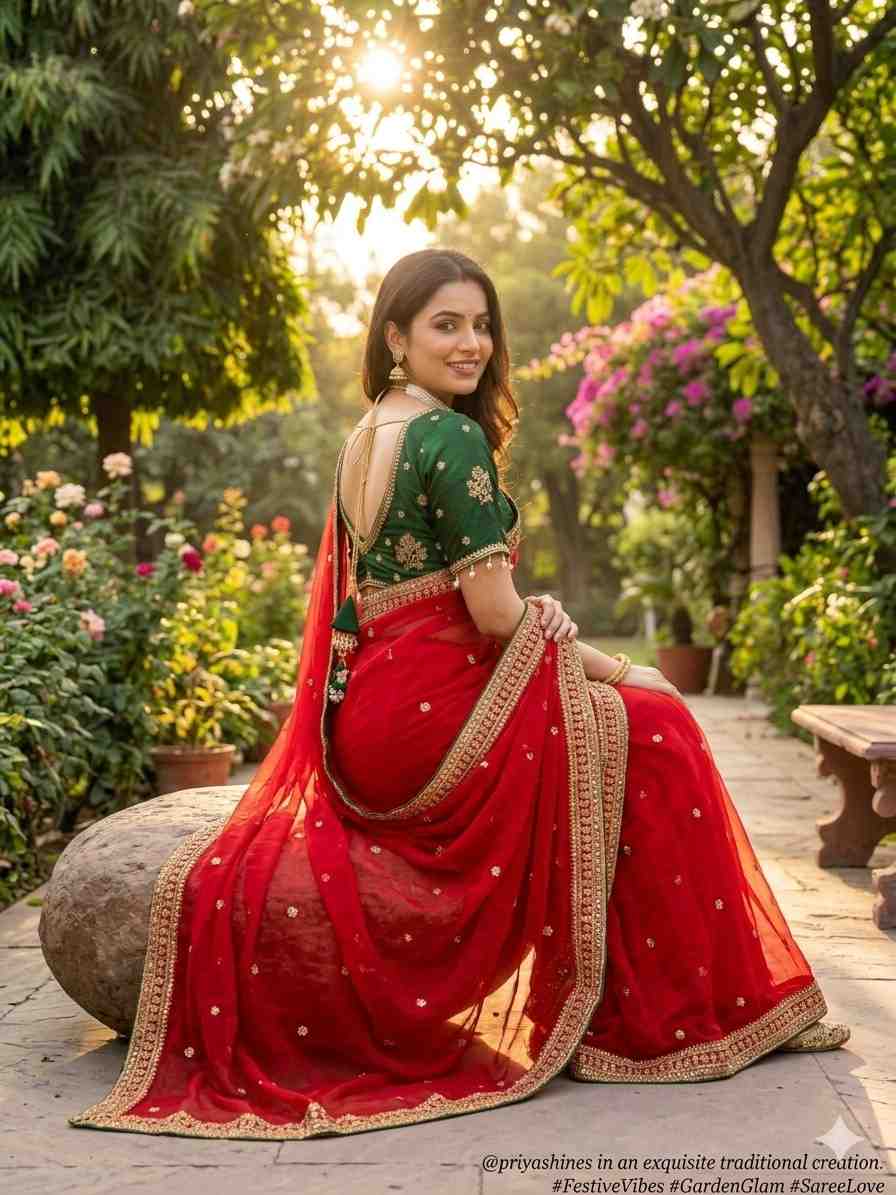 Kc 213 Space Silk Sequence Worked Saree Collection