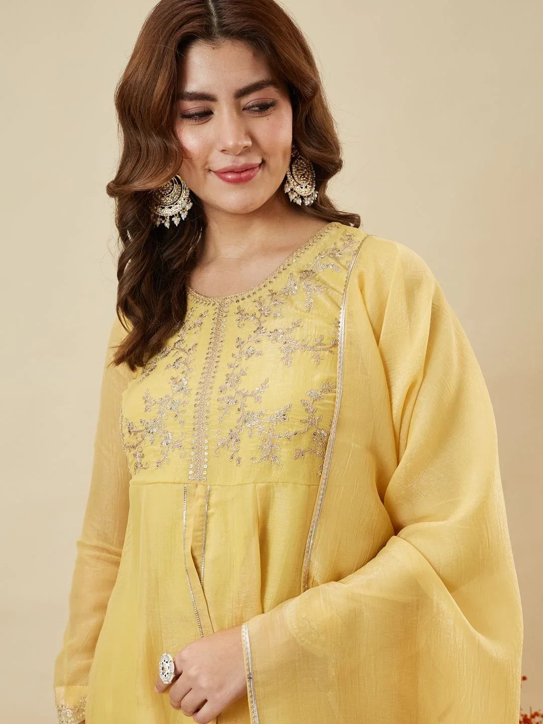 Dhudevanshi Vol 1 Crunchy Silk Embroidery Indo Western Collection