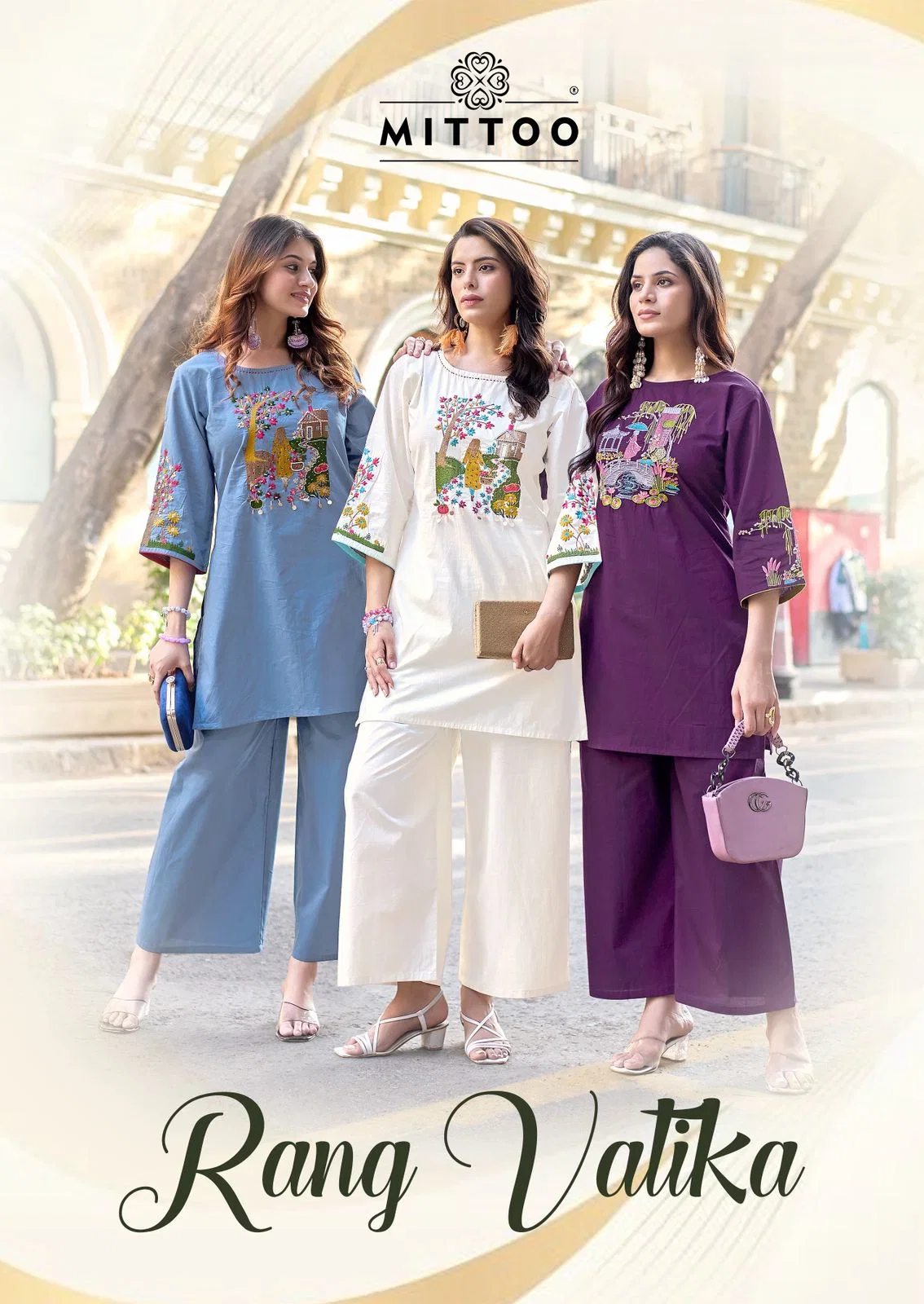 Mittoo Rang Vatika Dhabu Cotton Co Ord Set Collection