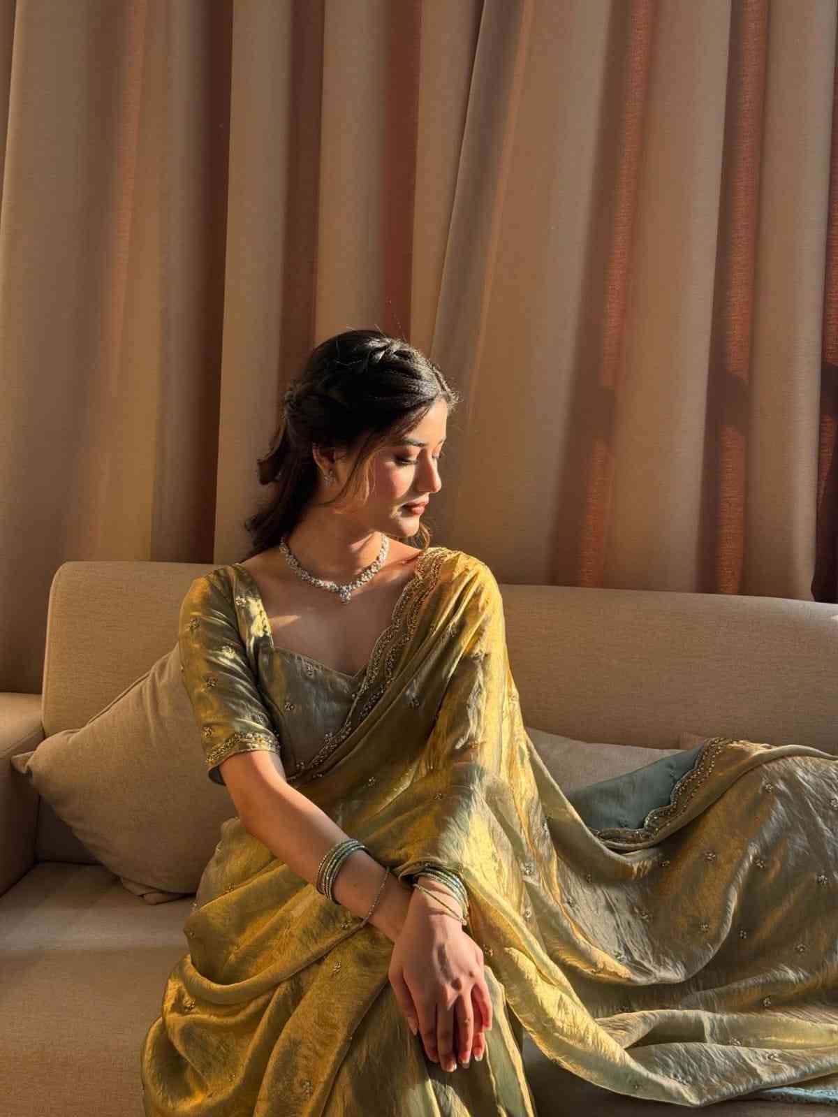 Kc 984 Space Silk Sequence Handworked Designer Saree Collection