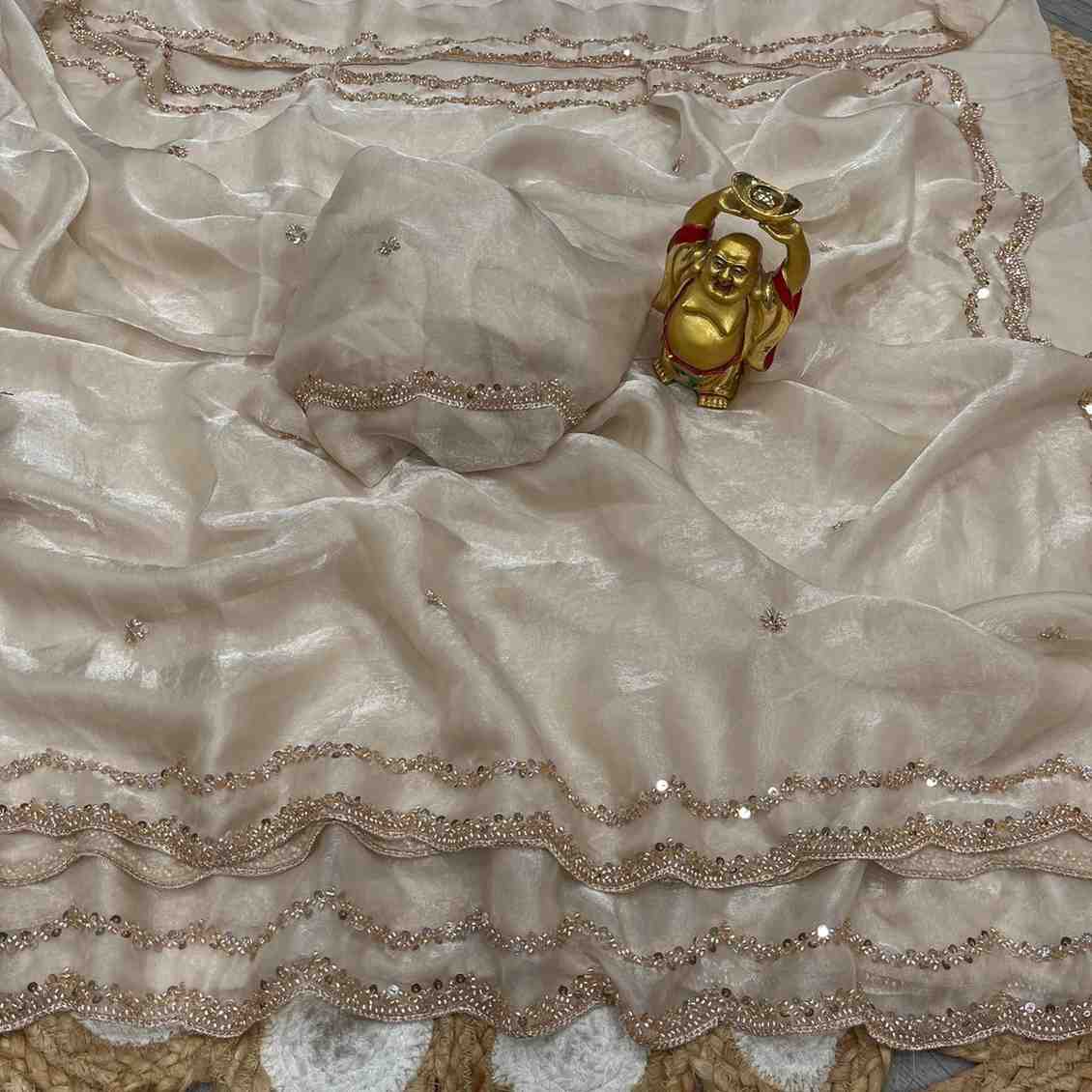 Kc 984 Space Silk Sequence Handworked Designer Saree Collection