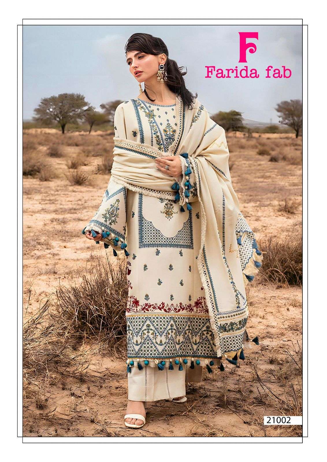 Farida Sobia Nazir Vol 21 Readymade Karachi Kurti Pant With Dupatta