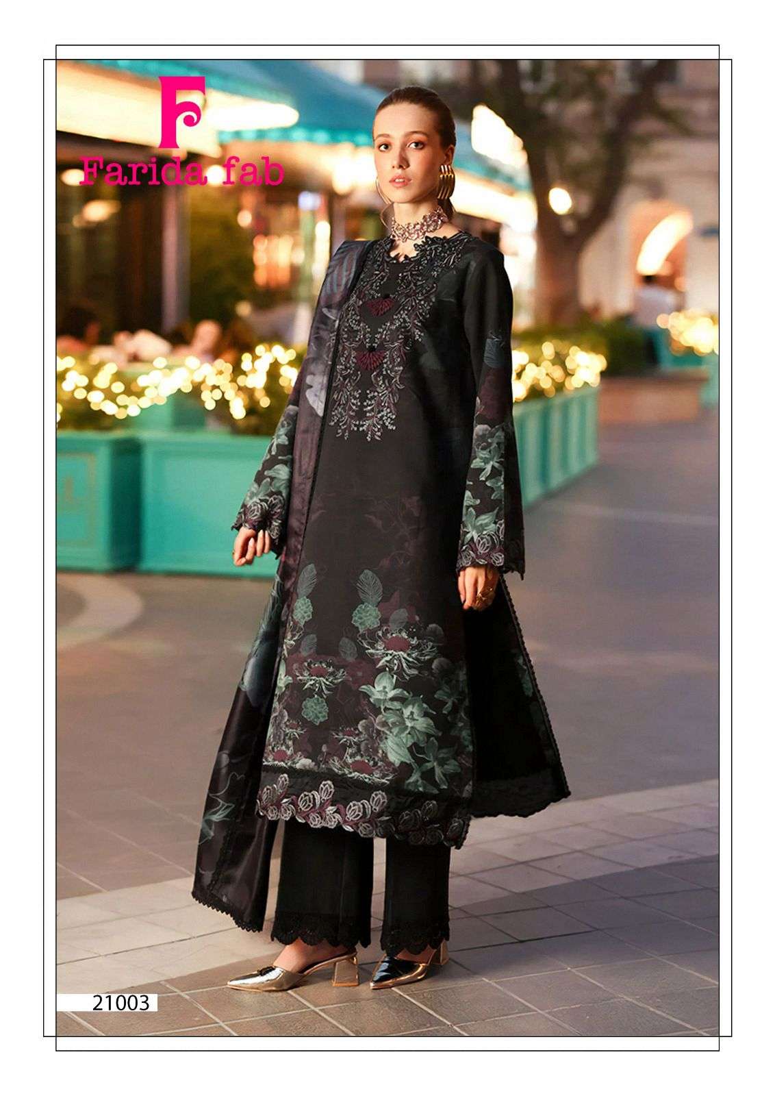 Farida Sobia Nazir Vol 21 Readymade Karachi Kurti Pant With Dupatta