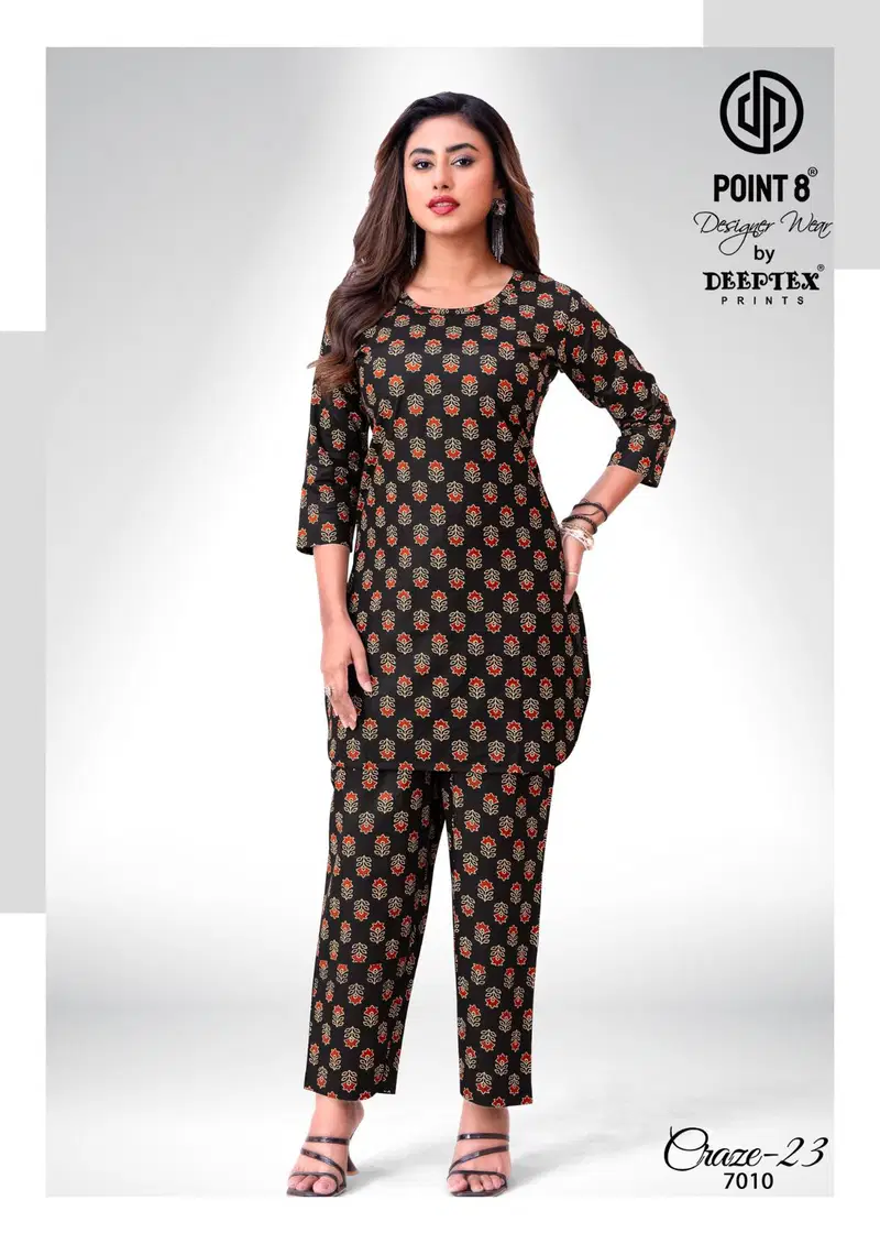 Deeptex Craze Vol 7 Cotton Printed Fancy Cord Set Collection