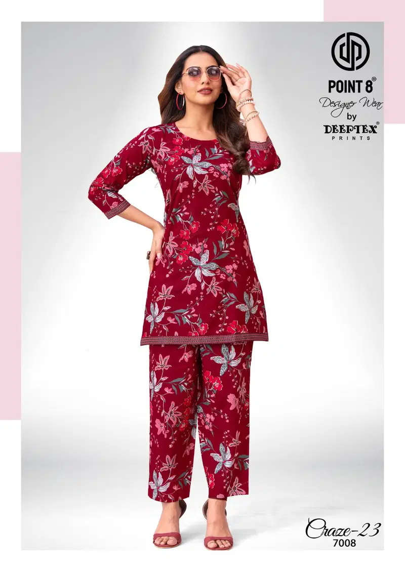 Deeptex Craze Vol 7 Cotton Printed Fancy Cord Set Collection