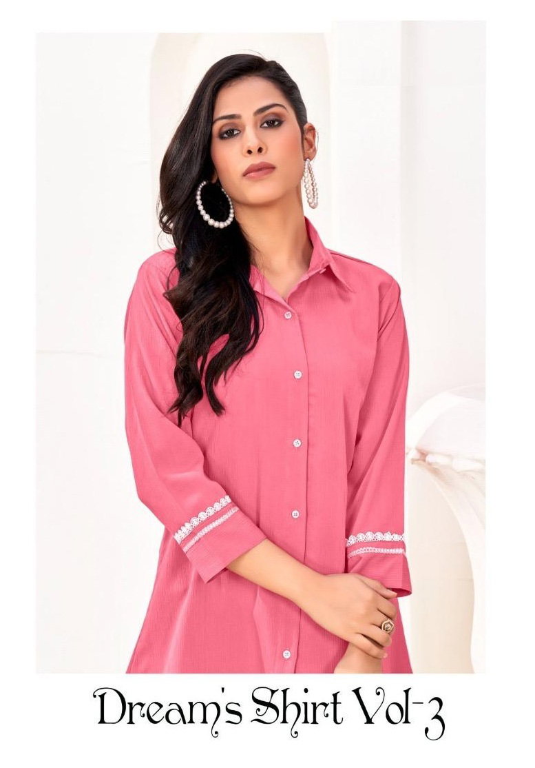 Lekha Sal Dreams Shirt Vol 3 Rinkal Cotton Daily Wear Shirt