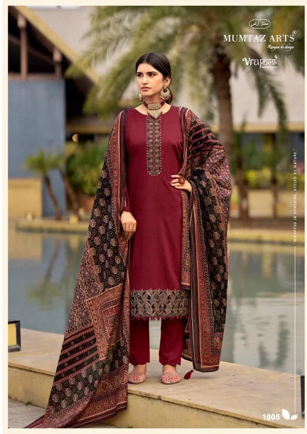Mumtaz Arts Patola Viscose Jam Digital Printed Dress Materrials