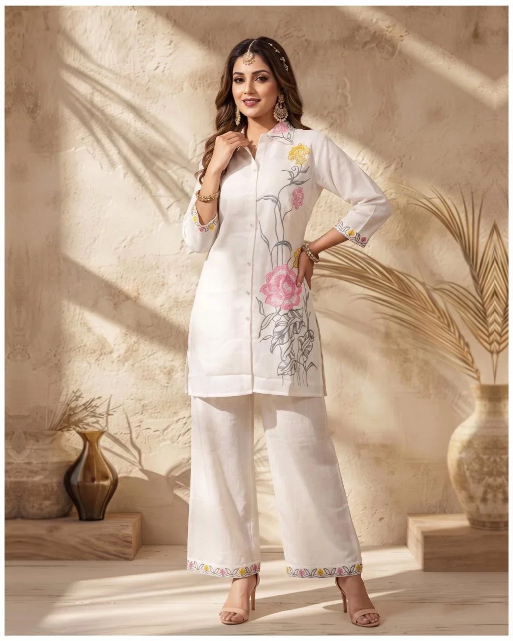 Naisha K 953 Berlin With Jarkan Worked Co Ord Set Collection