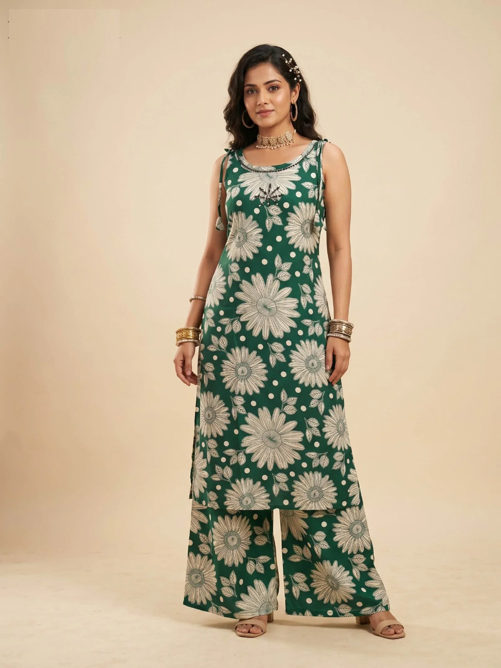 Naisha K 956 Rayon Printed Kurti With Bottom Collection