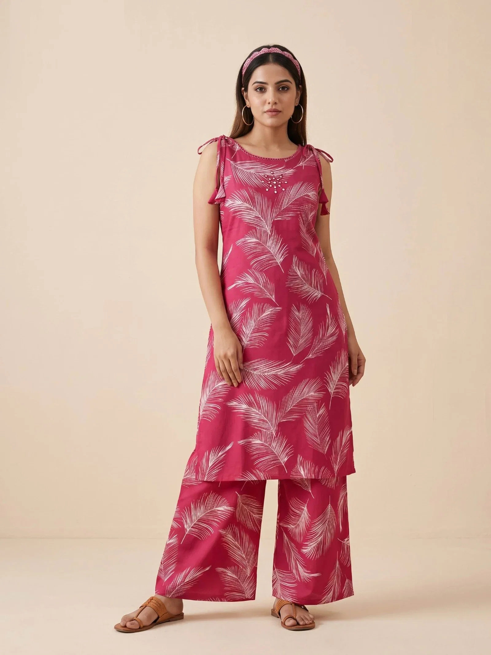 Naisha K 956 Rayon Printed Kurti With Bottom Collection