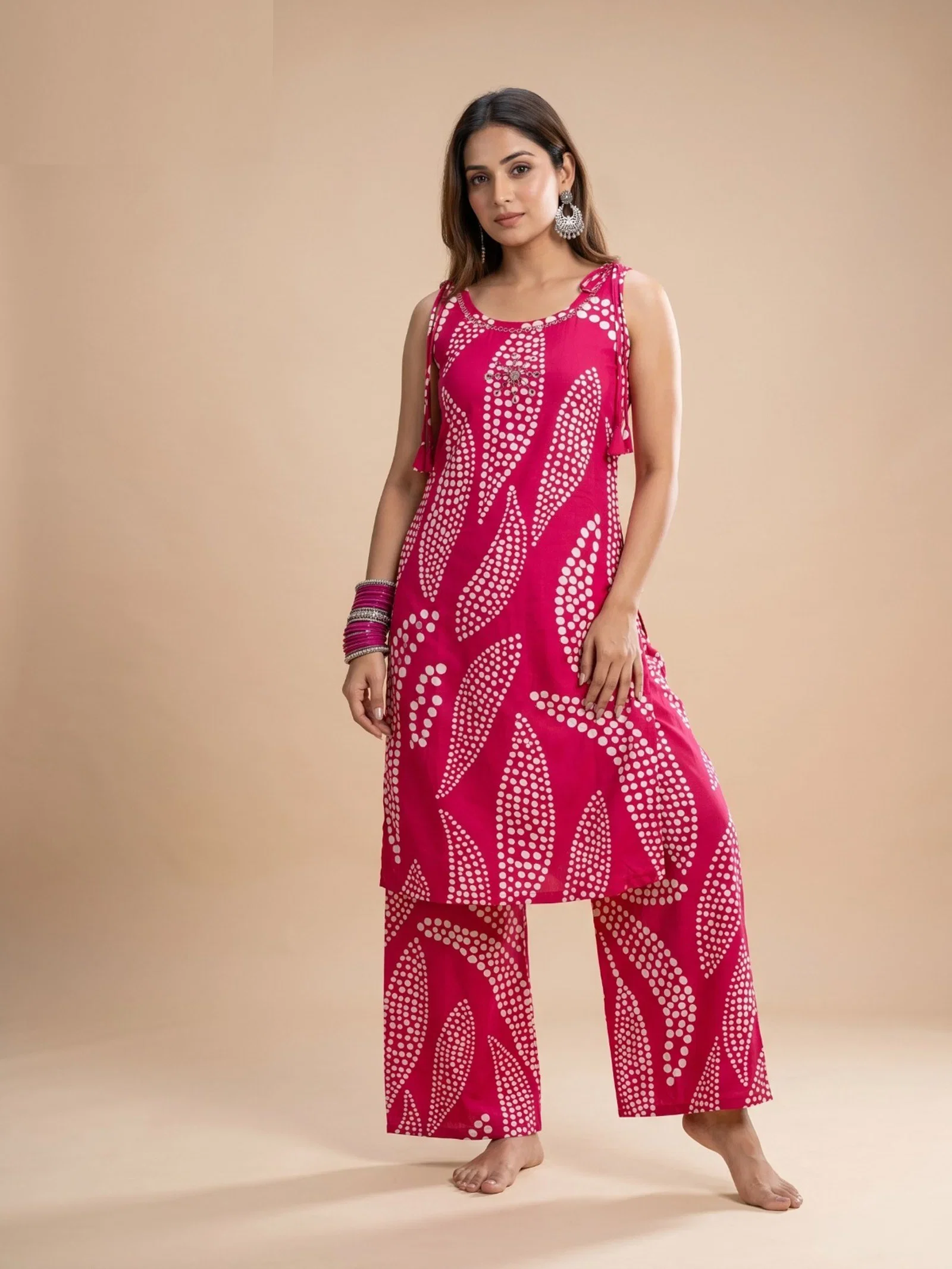 Naisha K 956 Rayon Printed Kurti With Bottom Collection