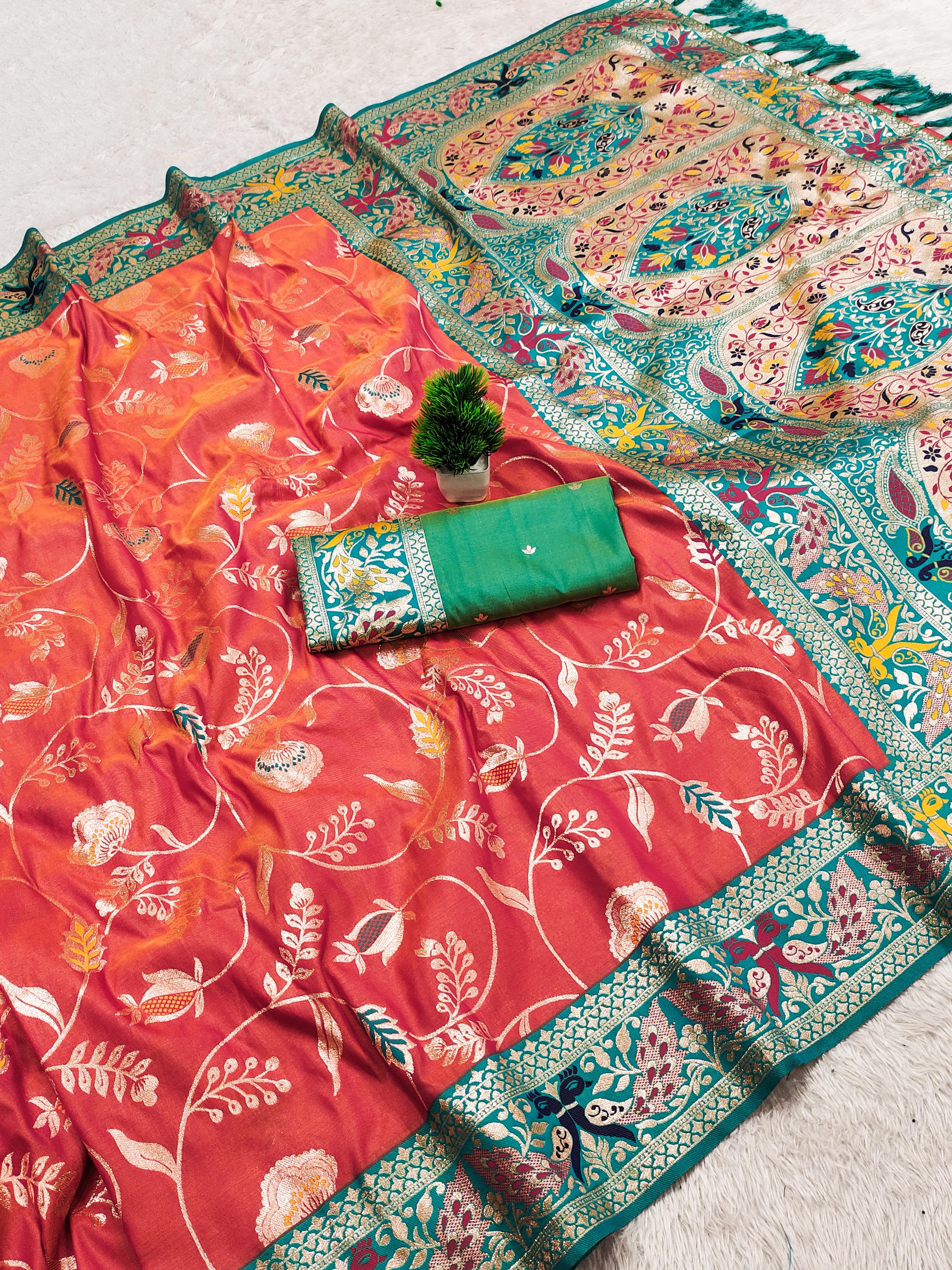Lekha MN Saheli Paithani Vol 3 Silk Zari Weaving Saree
