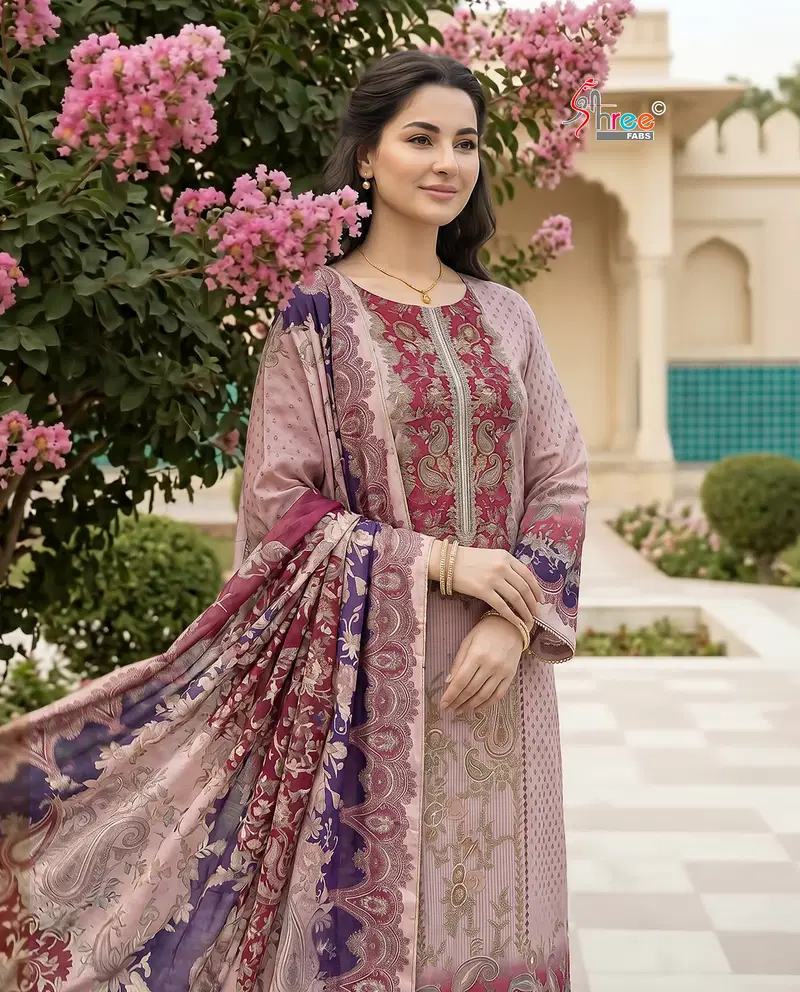 Shree Kt 361 Viscose Maslin Digital Printed Salwar Kameez